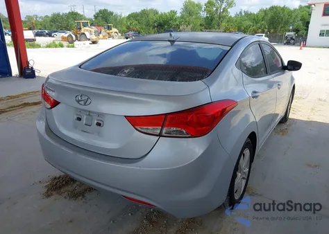 2012 Hyundai Elantra Gls z USA, uszkodzony, nr VIN 5NPDH4AE0CH120299